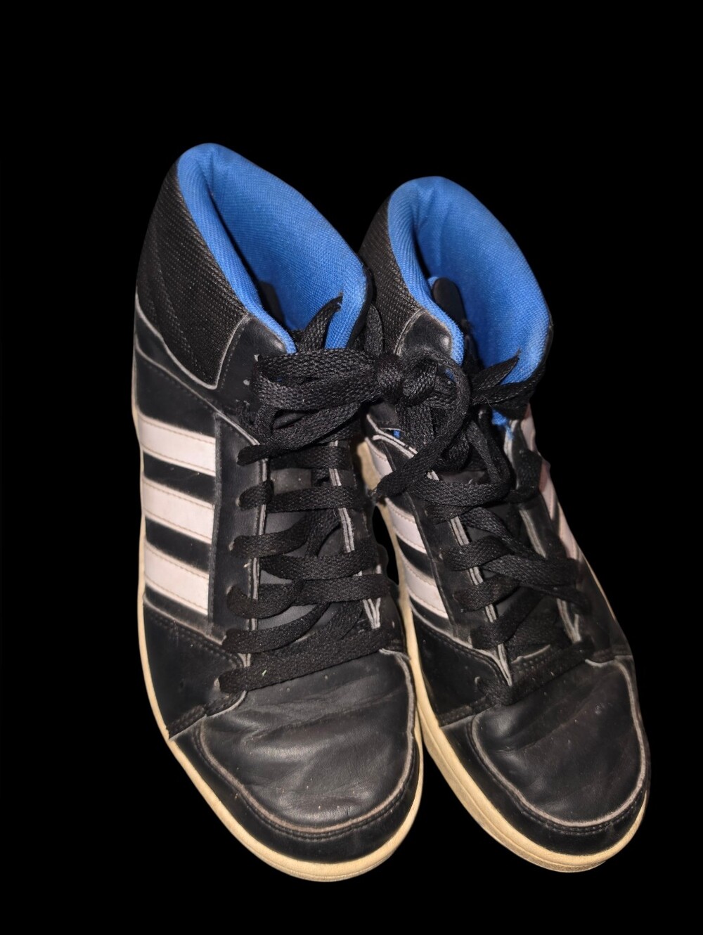 9/3/2. Mens adidas Black High-Top Basketball Sneakers